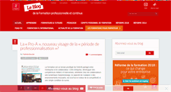 Desktop Screenshot of formation-professionnelle.fr